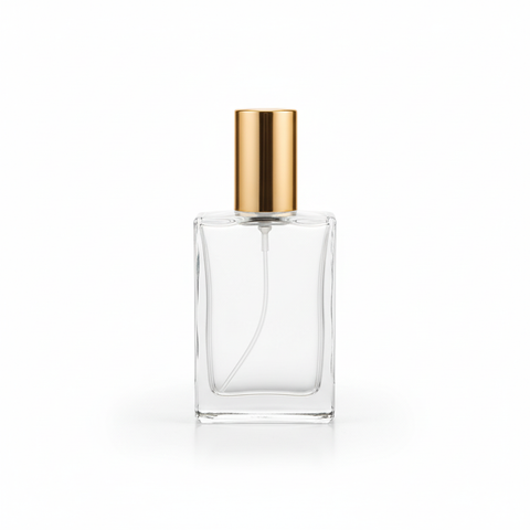 Pack 12 Frascos para Perfume 50ml Vidrio Rectangular