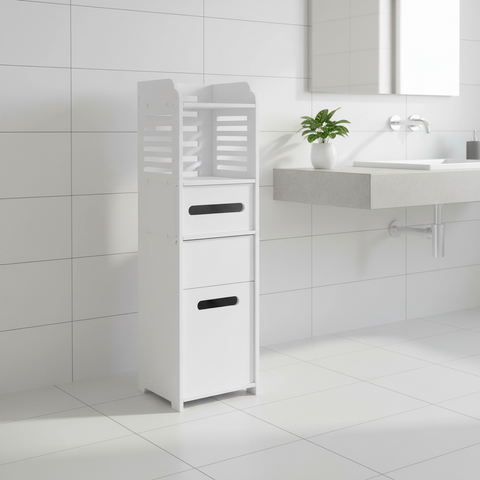 Mueble Organizador Alto en Baño