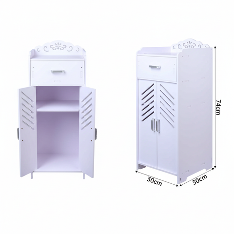 Mueble Organizador Blanco Limpio