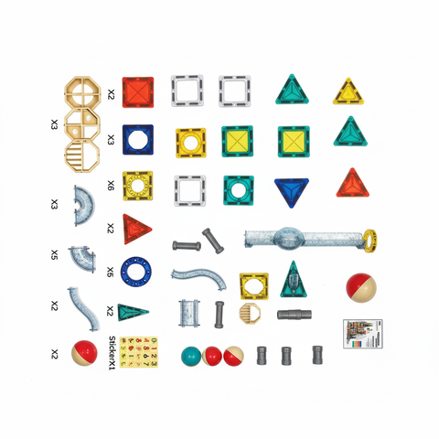 Set de Construcción Magnética 42 Piezas